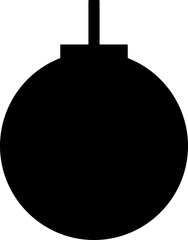 Christmas Balls Decor Silhouette