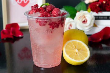 Raspberry Italian Soda