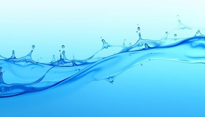  Frothy blue water splash perfect for refreshing visuals