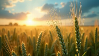  Harvests Hue  A Golden Sunrise