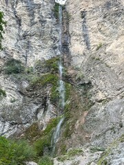 The Brinta waterfall, Vrsno (Kobarid, Slovenia) - Wasserfall Brinta, Vrsno (Kobarid, Slowenien) - Slap Brinta, Vrsno (Kobarid, Slovenija)