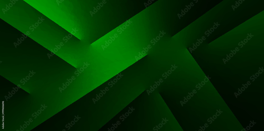 Poster abstract green background with lines. green color abstract modern luxury background for design. geom