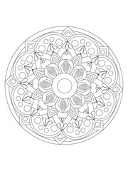 Flower coloring pages for kids