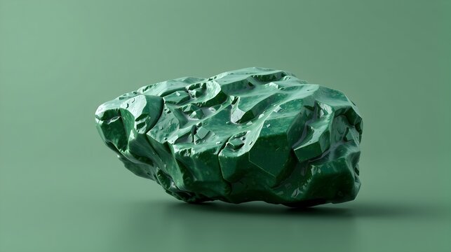 Raw Diopside, Green