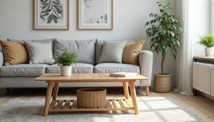 Obraz premium Cozy Living Room Vibes 