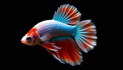 Fototapeta premium Vividly colored fish in motion