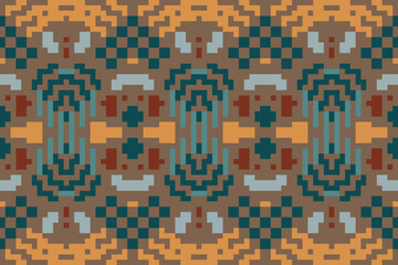 Ornament Arabic Geometric Pattern Wallpaperfolk Embroidery, Aztec Geometric Ornament Print. Design for Carpet, Wallpaper, Clothing, Wrapping, Fabric