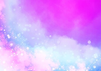 Dreamy Pastel Gradient Abstract Background with Sparkling Light Effects and Blurred Bokeh Patterns