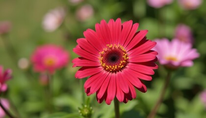 Obraz premium Blooming beauty in a field of dreams