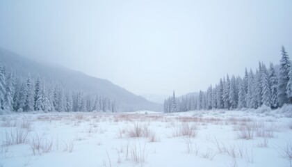  Winters embrace  A serene snowy landscape