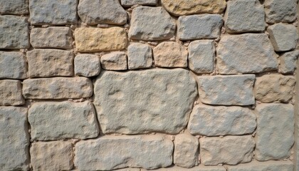 Fototapeta premium Stone wall with rustic charm and texture