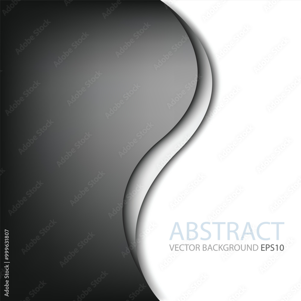 Poster graphic vector curve line overlap background for text and message design