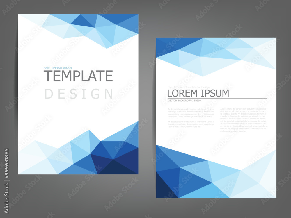Aufkleber header flyer business brochure vector graphic with space for text and message design