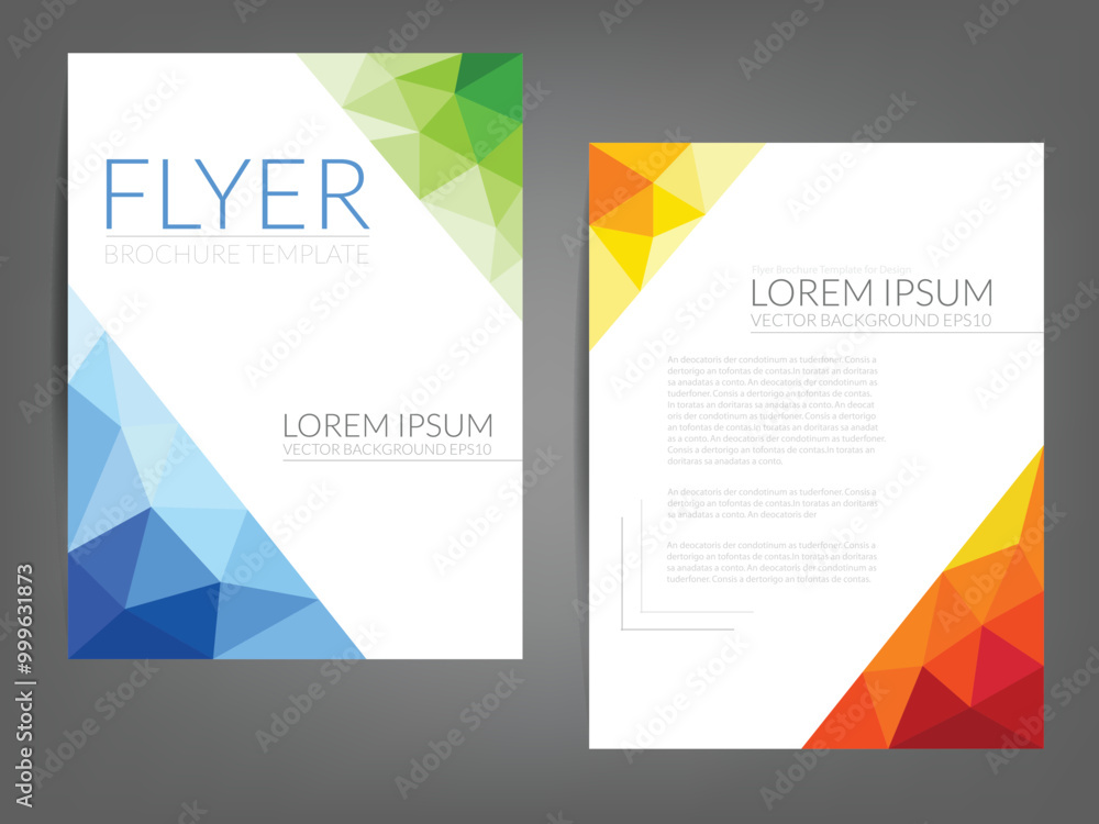 Aufkleber header flyer business brochure vector graphic with space for text and message design