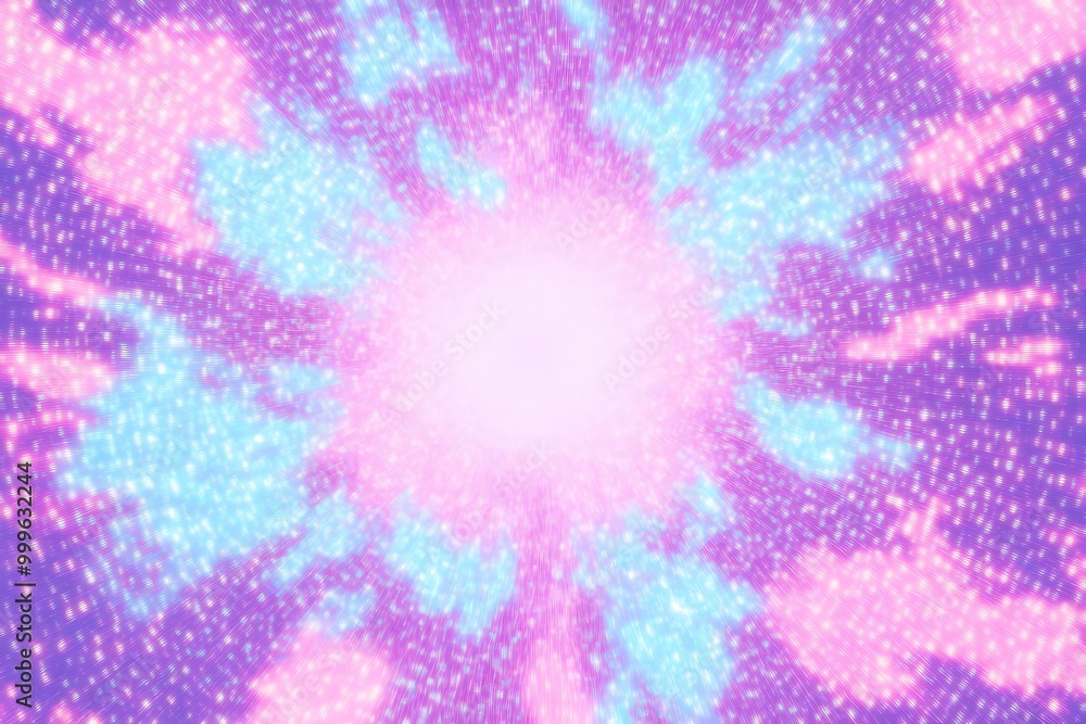 Poster pop frame background/horizontal that looks like it's exploding