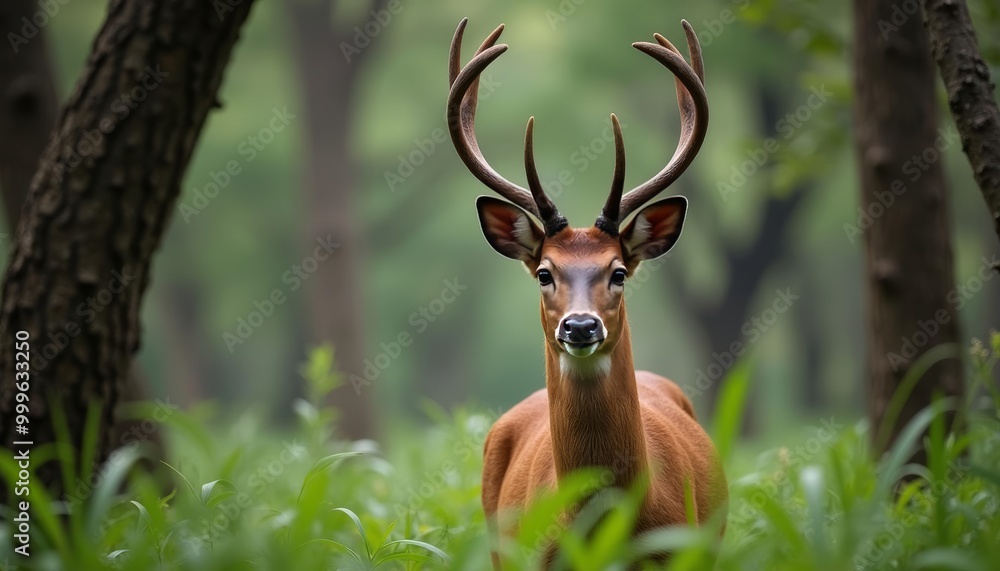 Wall mural  Wild beauty in the heart of nature