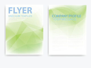 Fototapeta premium Header flyer business brochure vector graphic with space for text and message design