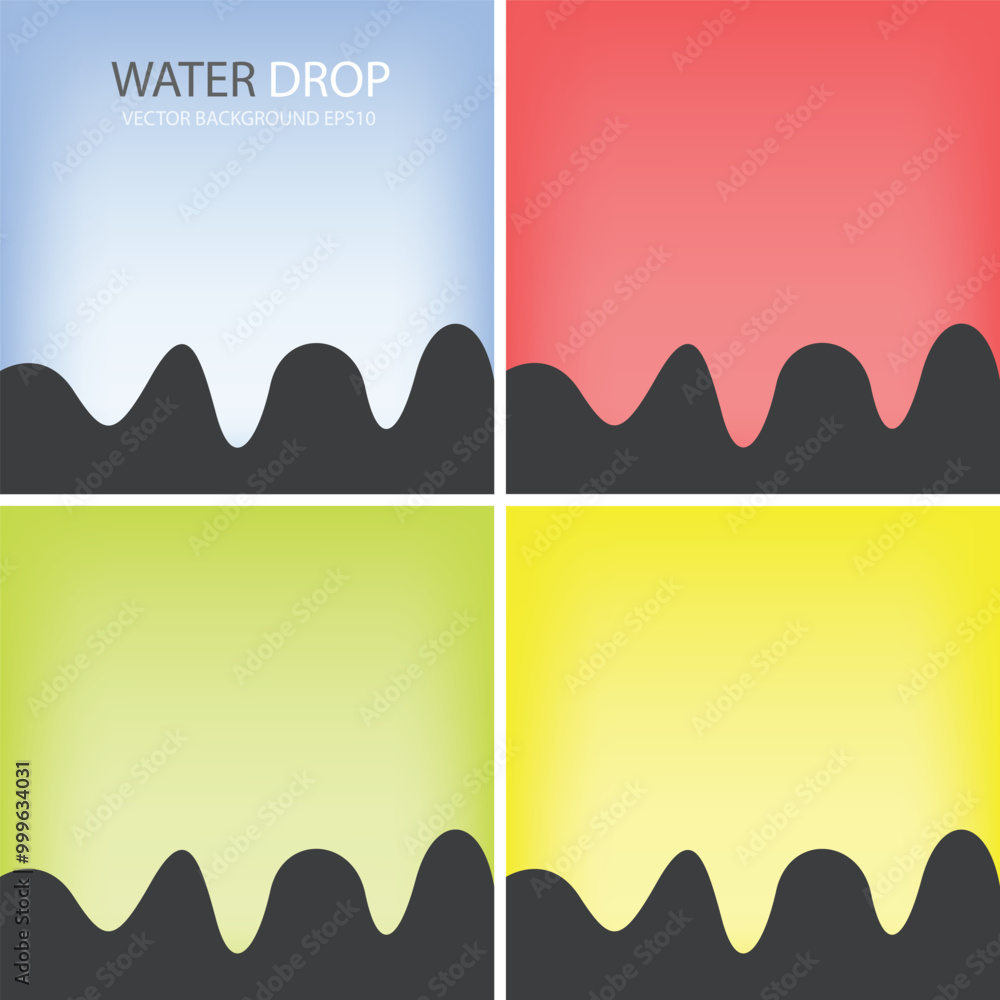 Poster graphic vector curve line overlap background for text and message design