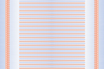 Thai fabric Seamless pattern - Vertical blue and corla color