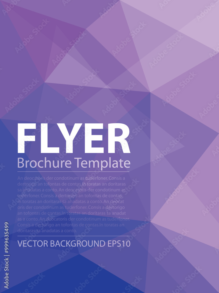Poster polygonal graphic vector curve line overlap background for text and message design
