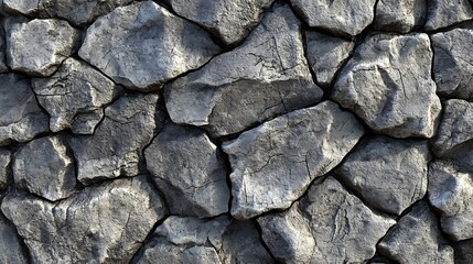 Fototapeta premium A rough stone wall texture.