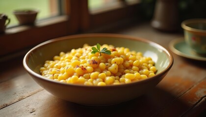  Delicious yellow rice dish ready to be savored - Powered by Adobe