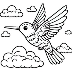 Fototapeta premium Majestic Bird in Flight