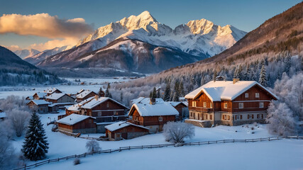 A Beautiful Realistic winter season background