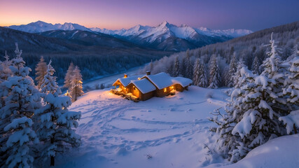 A Beautiful Realistic winter season background