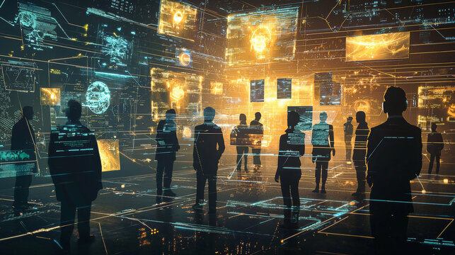 A visual representation highlighting the importance of raising cybersecurity awareness among collaborators. Generative AI