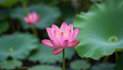 Obraz premium Pink Lotus Blossom in Bloom