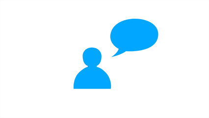 People and chat bubble icon. Conversation icon. people talking, discussion, seminar, conversation.