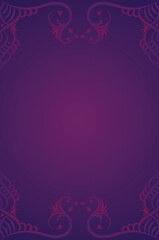 Premium Invitation Background with Ornamental Pattern