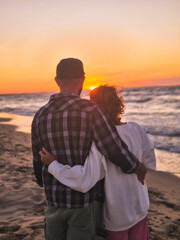 couple at sunset