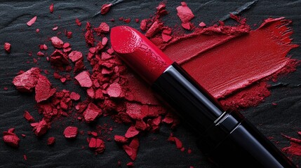 Lipstick inscription for themed photography