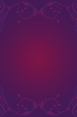 Decorative Luxury Background with Floral Ornaments