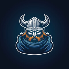 Viking Vector Illustration  for Mascot Logo