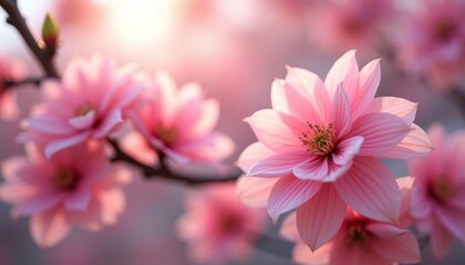 Obraz premium Blooming beauty in soft focus