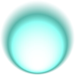 Obraz premium abstract green round aura gradient, circle shape, blurred sphere, modern art harmony, inner peace and wellbeing concept design