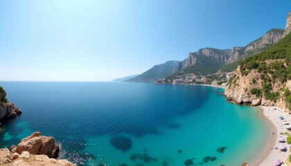  Escape to paradise  A serene beach cove