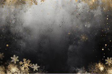 Grunge abstract galaxy christmas background with bright stars and nebula,Generated By Ai