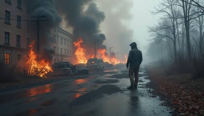  Emergency response in a fiery urban disaster