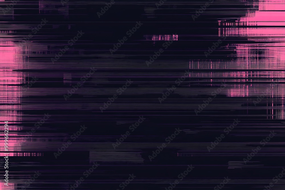 Poster rough lines glitch noise style seamless pattern