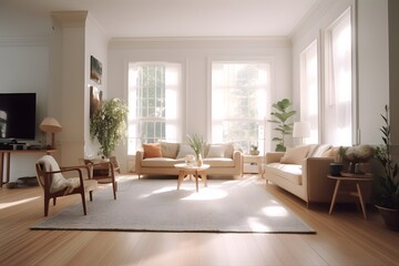 Modern Living Room with Natural Light