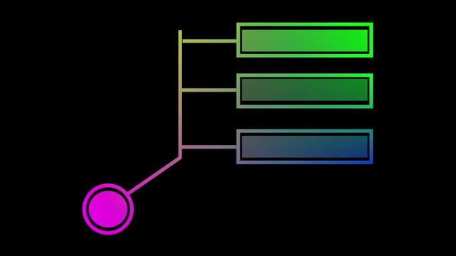 callous rectangle - move - Futuristic HUD Elements. Animation of HUD elements white call out for text 4K video. HUD elements on black background .documentary video