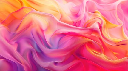 Obraz premium Detailed image of vibrant textile fibers