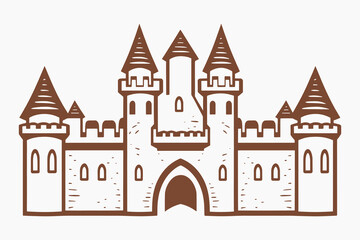 Medieval castle vector illustration © Rawpixel.com