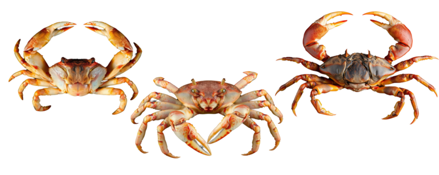 Crab PNG, crab PNG transparent images, red crab isolated on white, Crab set images, Crab collection images,