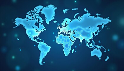 Obraz premium Global Connectivity A World of Possibilities