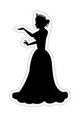 Cute Princess Silhouette